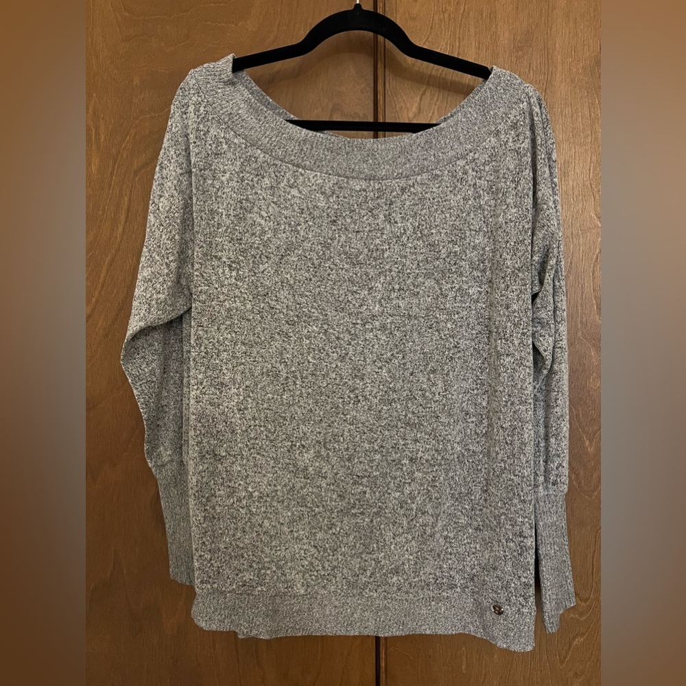 Boatneck Speckled Marled Sweater